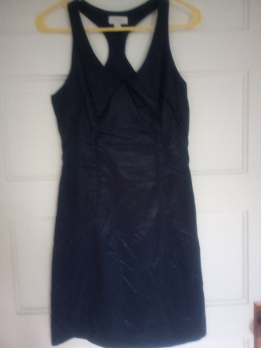 Classic Navy Racerback Sheath Dress